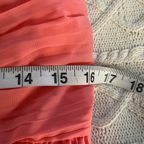 New! Steve Madden Solange Ruched Peplum Camisole Peach Romance True to Size - Picture 12 of 15